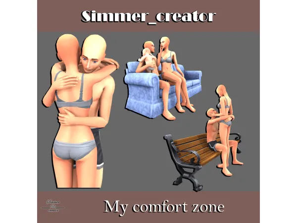 Mix My comfort zone by Meow_creator - The Sims 4 Custom Content