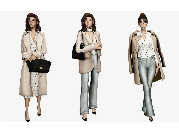 Maxis Match Spring Lookbook by classicpixels - The Sims 4 Custom Content