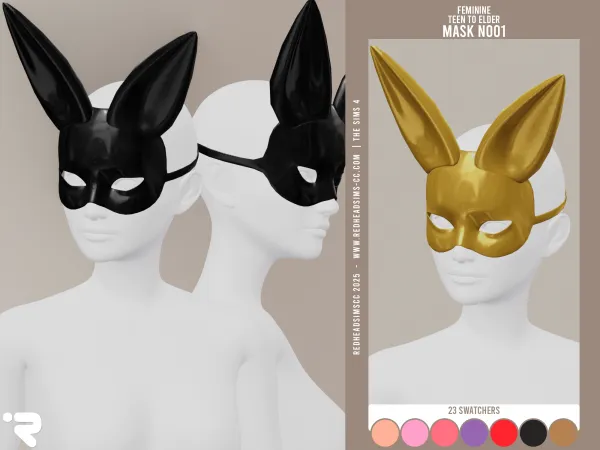 Alpha MASK N001 - The Sims 4 Custom Content