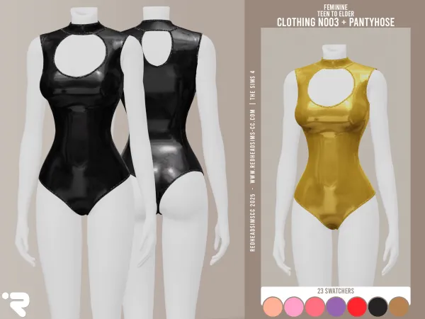 Alpha CLOTHING N003 PANTYHOSE - The Sims 4 Custom Content