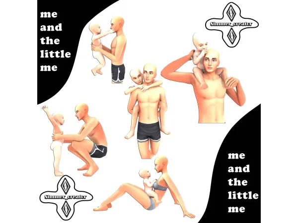 Mix Me and little me by Meow_creator - The Sims 4 Custom Content