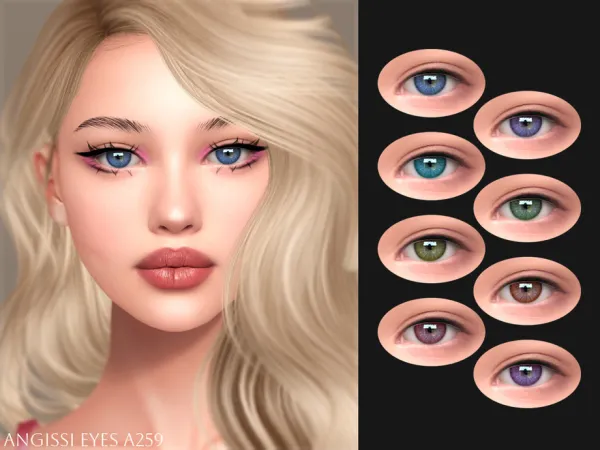Alpha EYES A259 by ANGISSI - The Sims 4 Custom Content