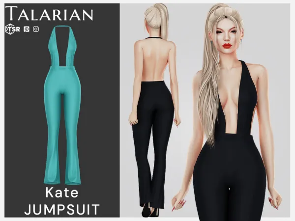 Mix Kate Jumpsuit by talarian - The Sims 4 Custom Content