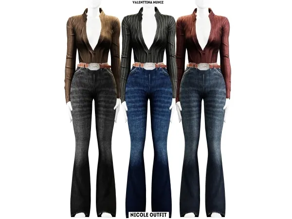 Alpha Nicole Jeans Public - The Sims 4 Custom Content