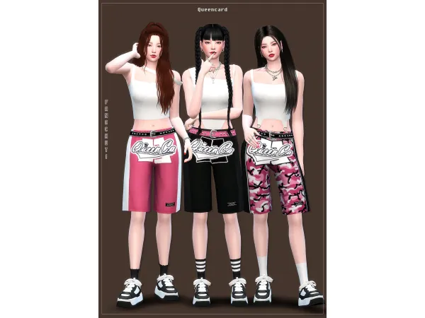 Alpha Queencard 2u2032 Outfits by (fangchuti) - The Sims 4 Custom Content