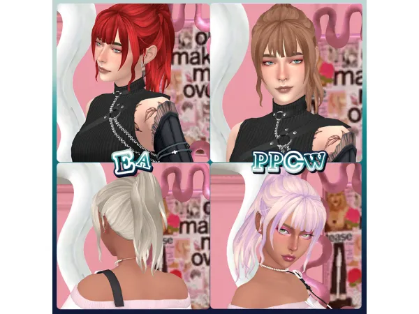 Maxis Match kuromiscorpse Aurelia Hair by ncvermvnd - The Sims 4 Custom Content