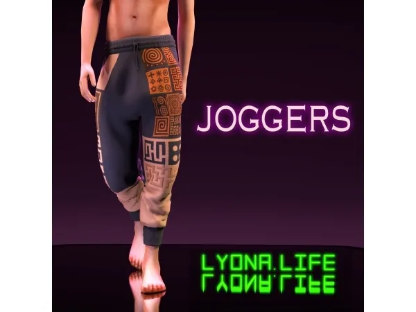 Mix Joggers Neo Ethno - The Sims 4 Custom Content