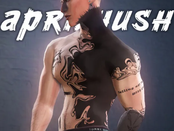 Mix [aprilhush] Stockholm full body tatts - The Sims 4 Custom Content