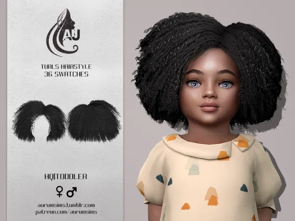 Curly hair for toddler