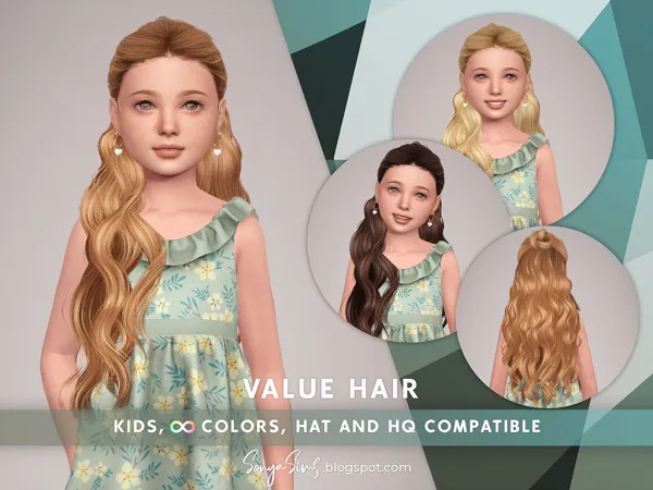 Alpha Value Hair - The Sims 4 Custom Content