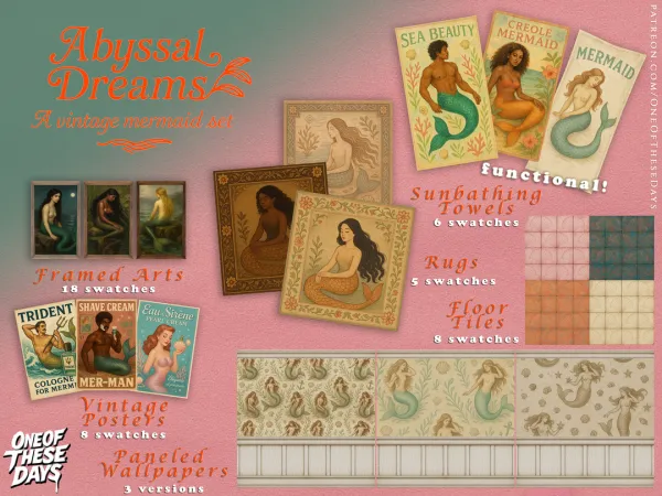 Alpha OOTD BuildBuy Abyssal Dreams - The Sims 4 Custom Content