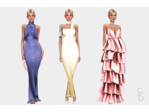Alpha Spring Wedding Guest Lookbook by farfallasims - The Sims 4 Custom Content