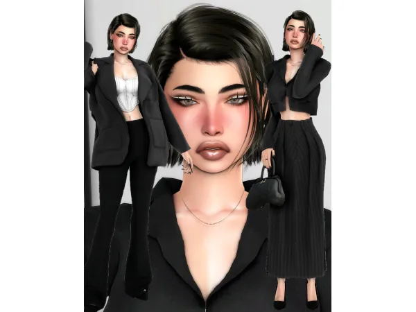 Alpha Mindy Bauer by deepmoon - The Sims 4 Custom Content