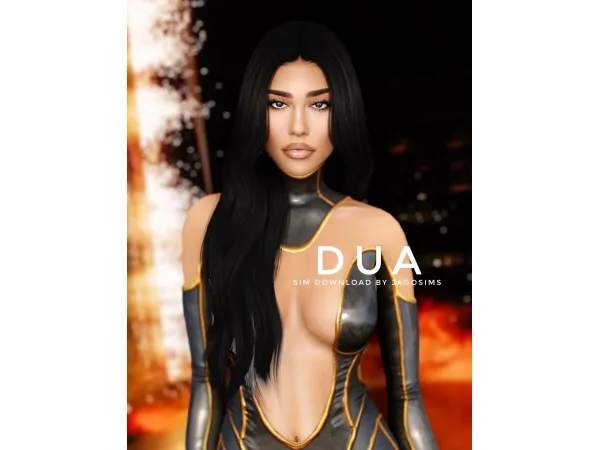 Alpha Dua Lipa u2661 (Sim Download) - The Sims 4 Custom Content