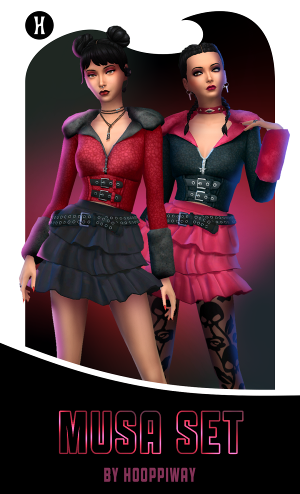 Maxis Match Musa Set by simsfinds - The Sims 4 Custom Content