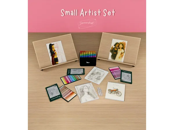 Mix Small Artist Set - The Sims 4 Custom Content