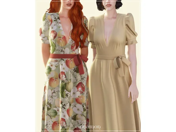 Mix Esme dress by cinnamonsims - The Sims 4 Custom Content