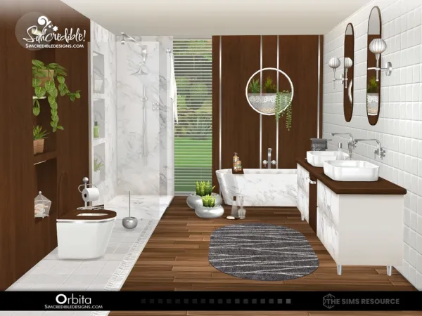 Alpha Orbita Decor by SIMcredible - The Sims 4 Custom Content