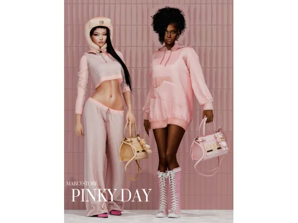 Alpha PINK FRIDAY by mably - The Sims 4 Custom Content