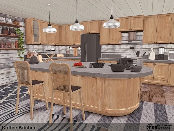 Mix Coffee Kitchan - The Sims 4 Custom Content