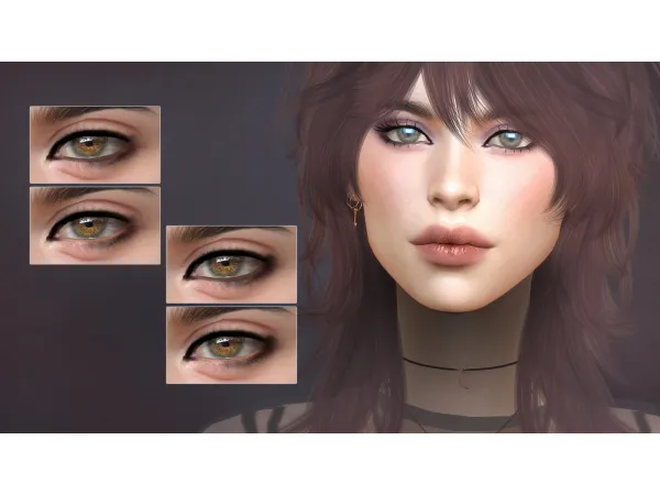 Alpha NANOBODY EYELINER by Remussirion - The Sims 4 Custom Content