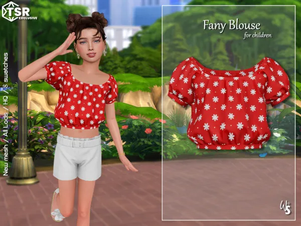 Fany Set - Blouse for children