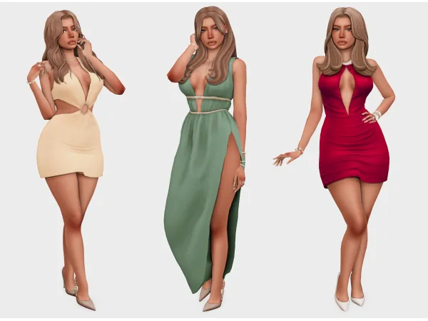 Maxis Match gorgeous dresses part 3 sims 4 lookbooks by boujeesimss - The Sims 4 Custom Content