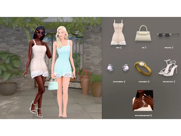 Maxis Match ELLIE SET ModCo Studios - The Sims 4 Custom Content