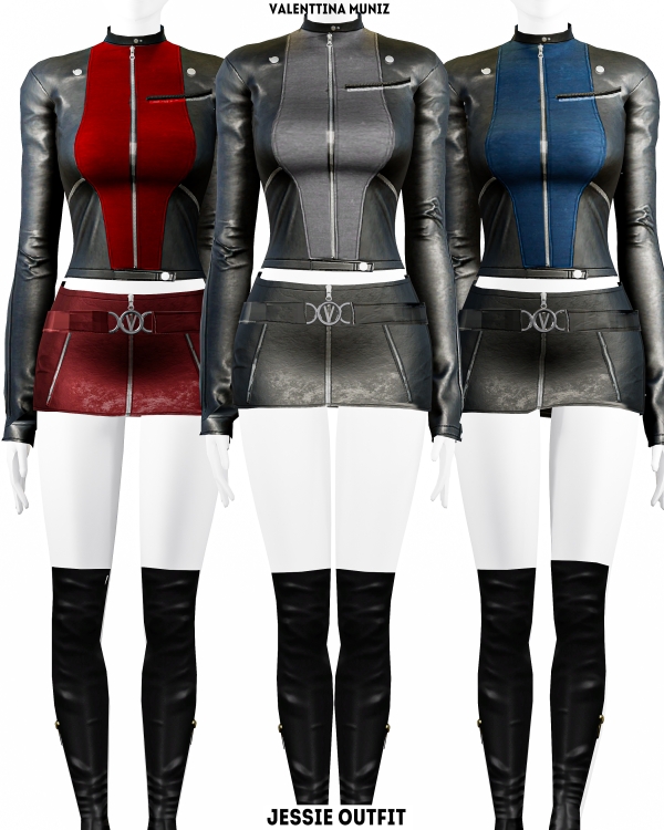 Alpha Jessie Skirt Valenttina Muniz Custom content by valentinamuniz - The Sims 4 Custom Content
