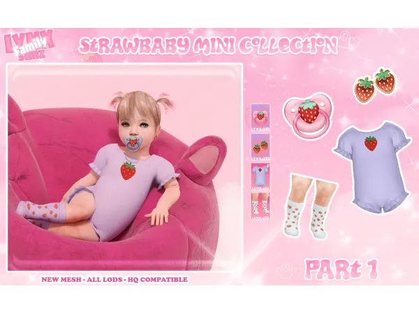 Strawbaby Mini Collection: Part 1 by lynxsimzfamily