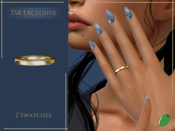 Alpha I Do Wedding Band - The Sims 4 Custom Content