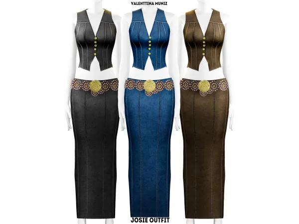 Alpha Josie top Valenttina Muniz custom content - The Sims 4 Custom Content