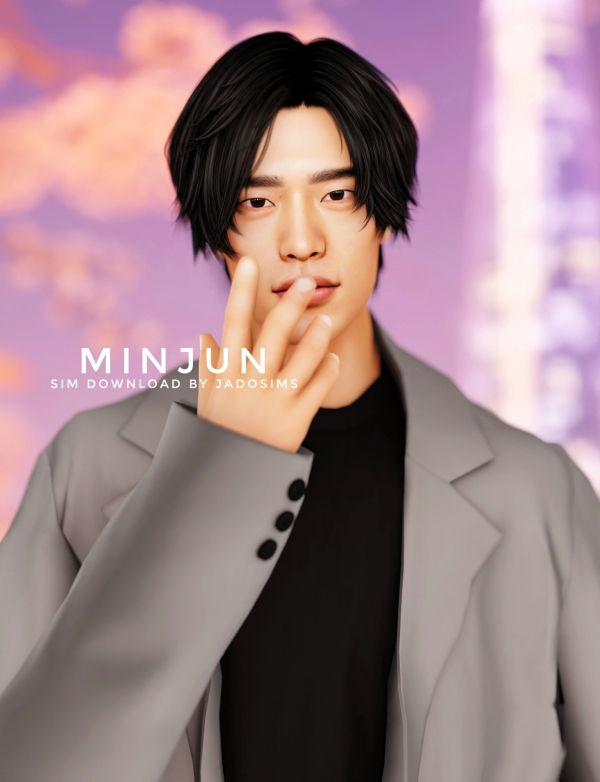 Alpha Minjun (Sim Download) by shopwithflynnn - The Sims 4 Custom Content