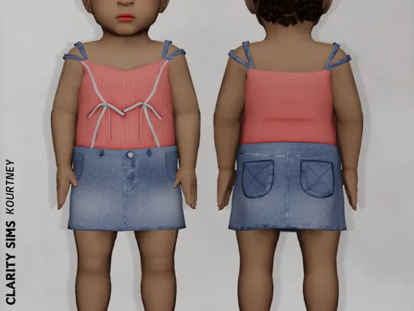 Mix Kourtney Outfit Infant - The Sims 4 Custom Content