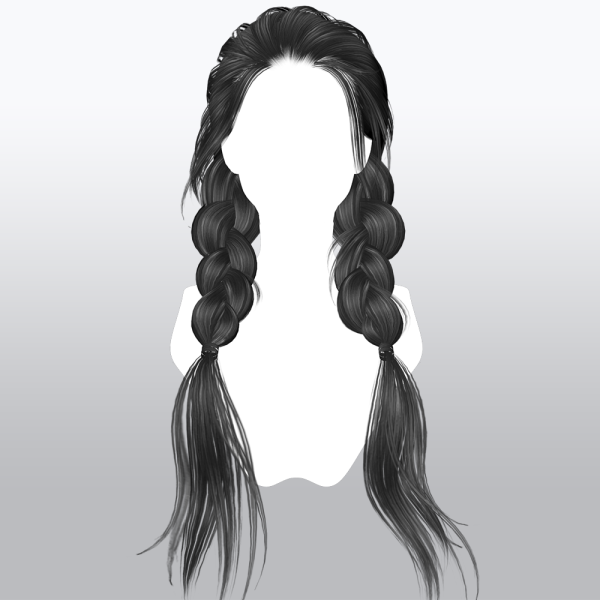 Alpha SSalon hair 09 by ssalon - The Sims 4 Custom Content