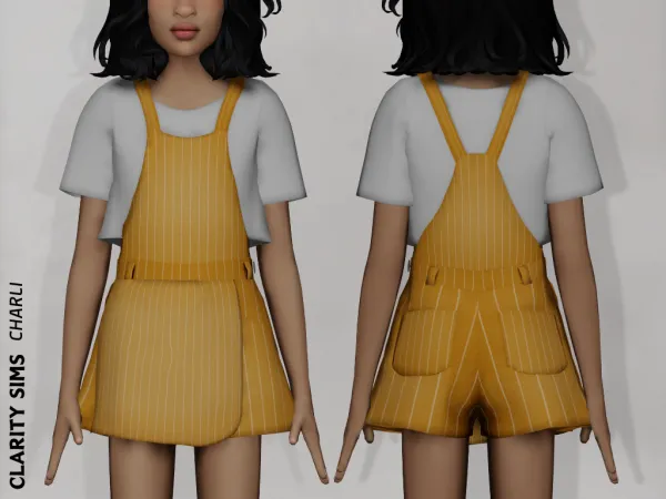Alpha Charli Outfit Child - The Sims 4 Custom Content