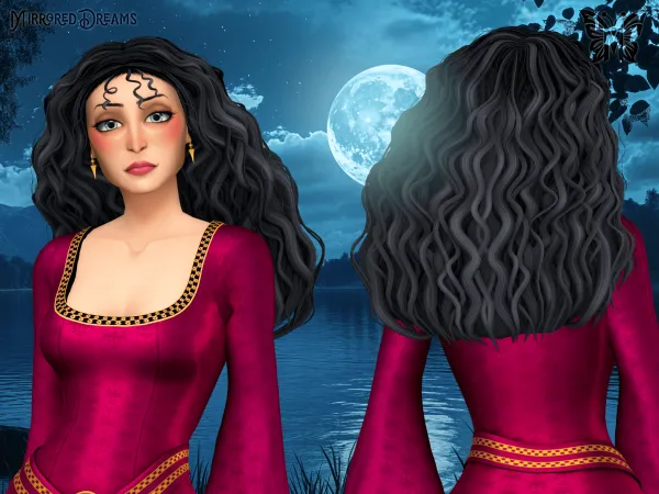 Mu00e3e Gothel Hair + Brinco