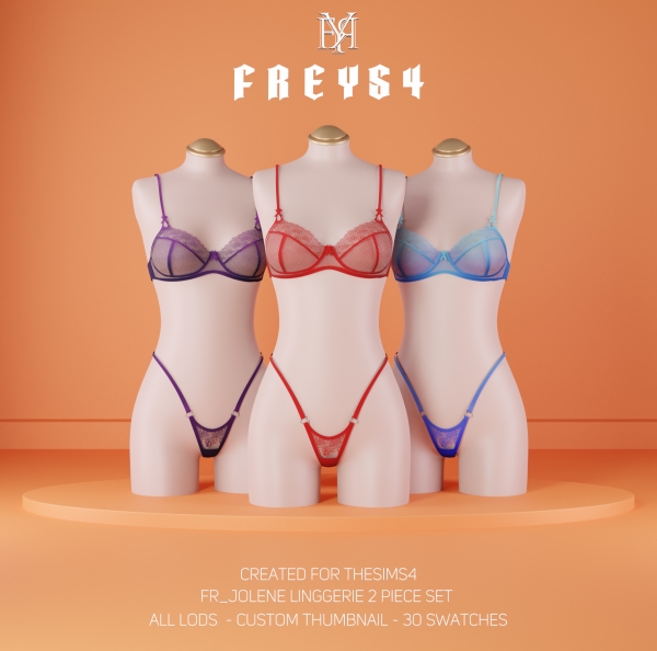Alpha FR_Jolene Linggerie 2 Piece Sets by freys4 - The Sims 4 Custom Content