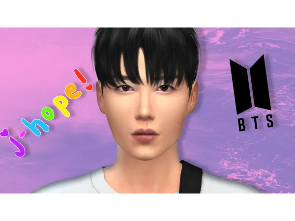 Alpha JHopeBTS folder - The Sims 4 Custom Content