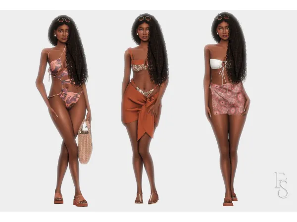 Alpha Holiday in the Caribbean by farfallasims - The Sims 4 Custom Content