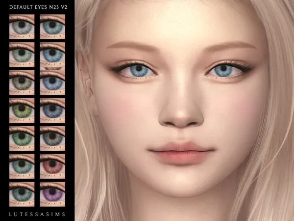 Mix Eyes N23 V2 Default - The Sims 4 Custom Content