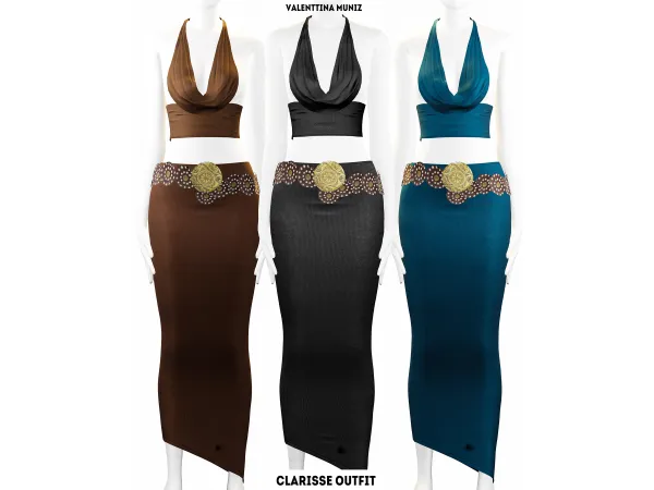 Alpha Clarisse Skirt Valenttina Muniz custom content - The Sims 4 Custom Content