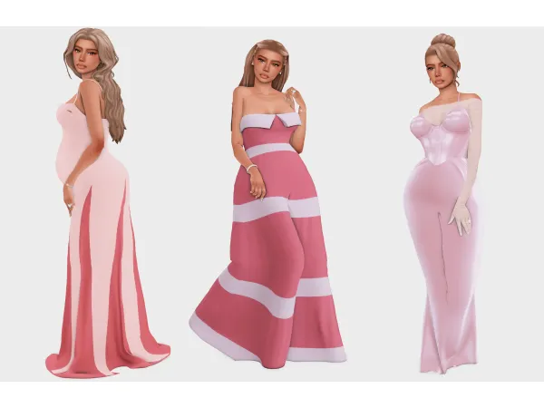 Maxis Match a little touch of pink sims 4 lookbooks by boujeesimss - The Sims 4 Custom Content