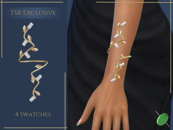 Alpha Vanessa Bracelet - The Sims 4 Custom Content