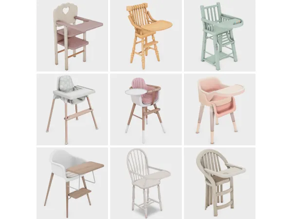 Maxis Match infant highchairs sims 4 finds by boujeesimss - The Sims 4 Custom Content