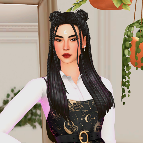 Maxis Match Lilith Astralis Moussy by Maycerise - The Sims 4 Custom Content