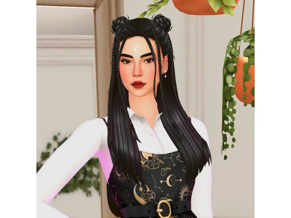 Maxis Match Lilith Astralis Moussy by Maycerise - The Sims 4 Custom Content