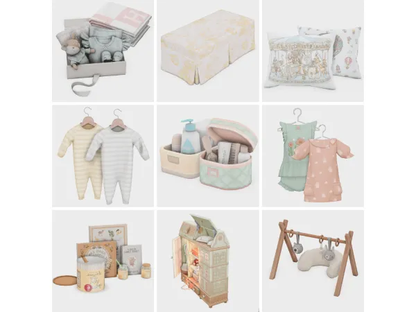 Maxis Match random nursery items sims 4 finds by boujeesimss - The Sims 4 Custom Content