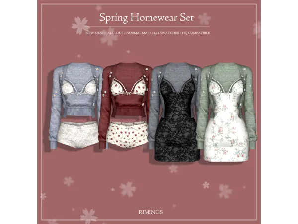 [RIMINGS] Spring Homewear Set