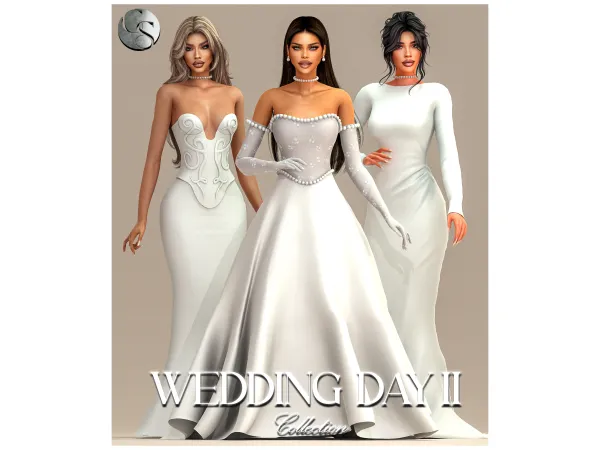 Alpha CAMUFLAJE Wedding Day 2 Collection - The Sims 4 Custom Content